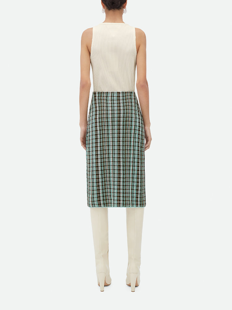 Bottega Veneta | Checked Midi Skirt – Kirna Zabête