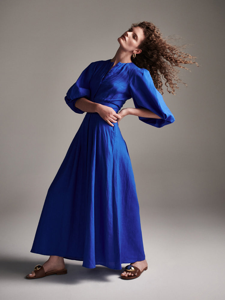 Skeena s vogue winter berries pleated midi dress outlet