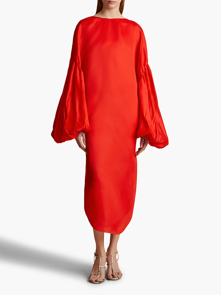 ワンピース KHAITE SS23 'Mariasole' dress (9045414 296) Khaite - Giselle Sepia Sleeveless Sweater Dress | Mitchell
