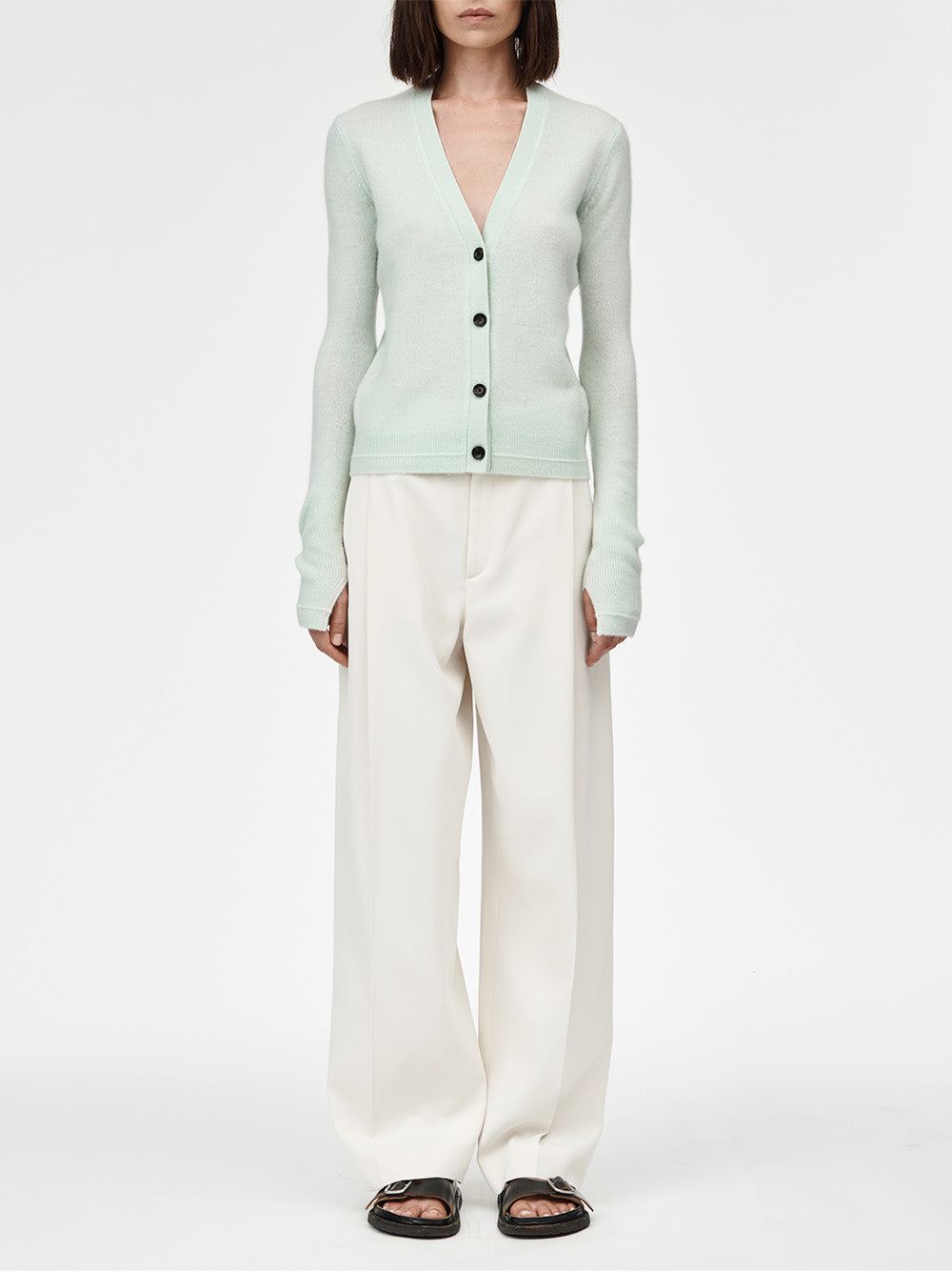 V-neck Slim Cardigan