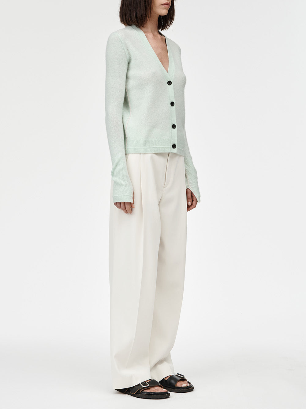 V-neck Slim Cardigan