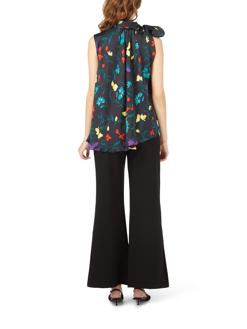Silk Floral Top