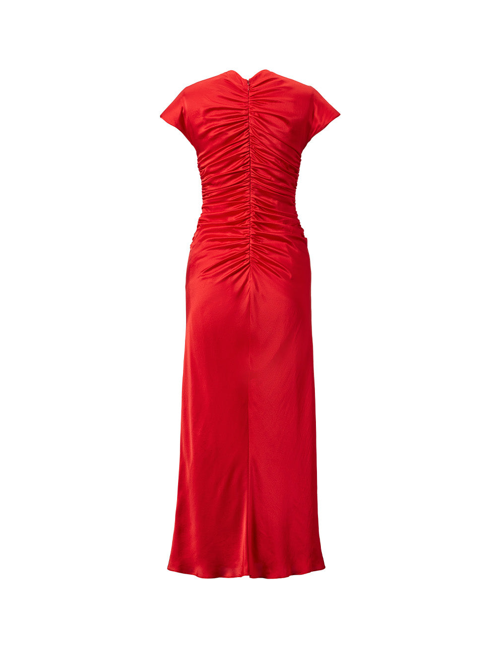 Aubree Ruched Midi Dress