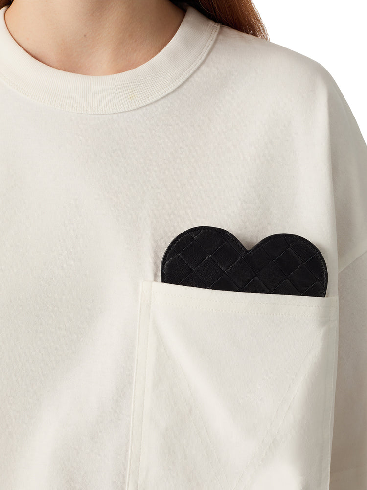 Heart Tee gypsohila ホワイト トップス | gypsohila