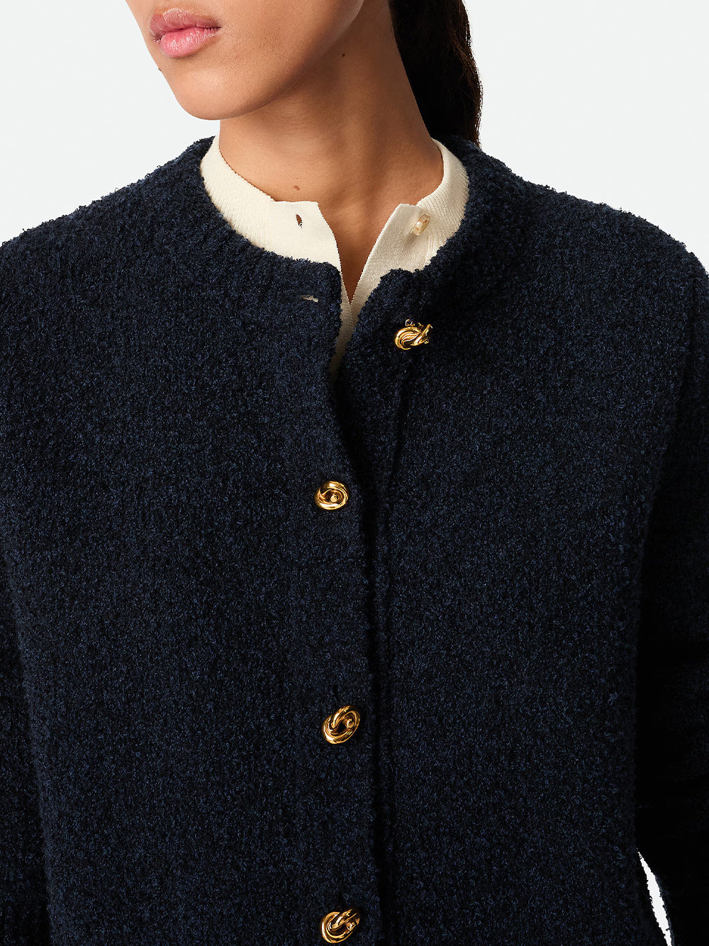 Wool Bouclé Cardigan