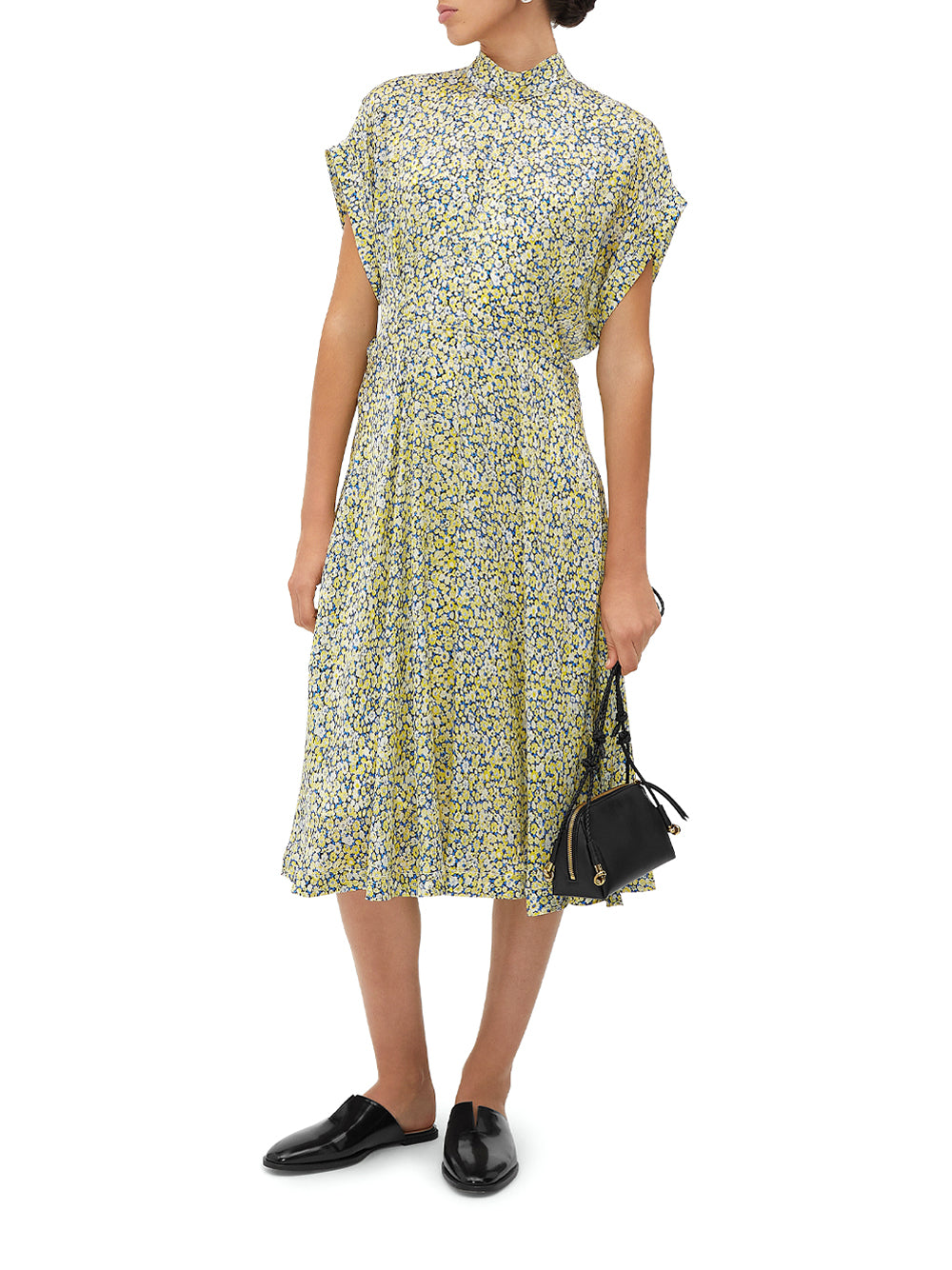 Daisy Silk Midi Dress