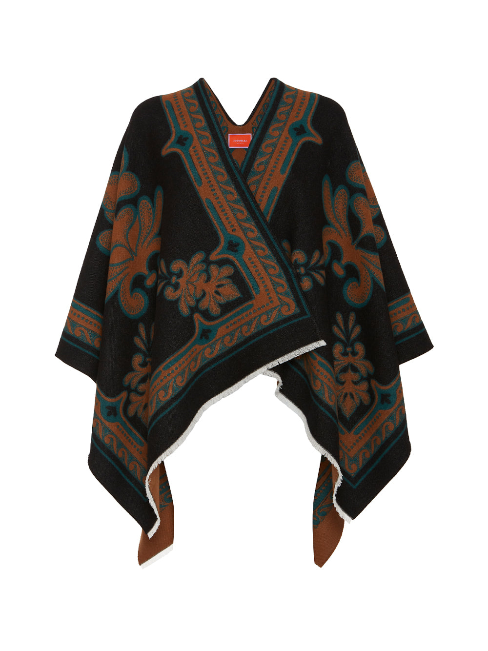 Silk Wool Poncho