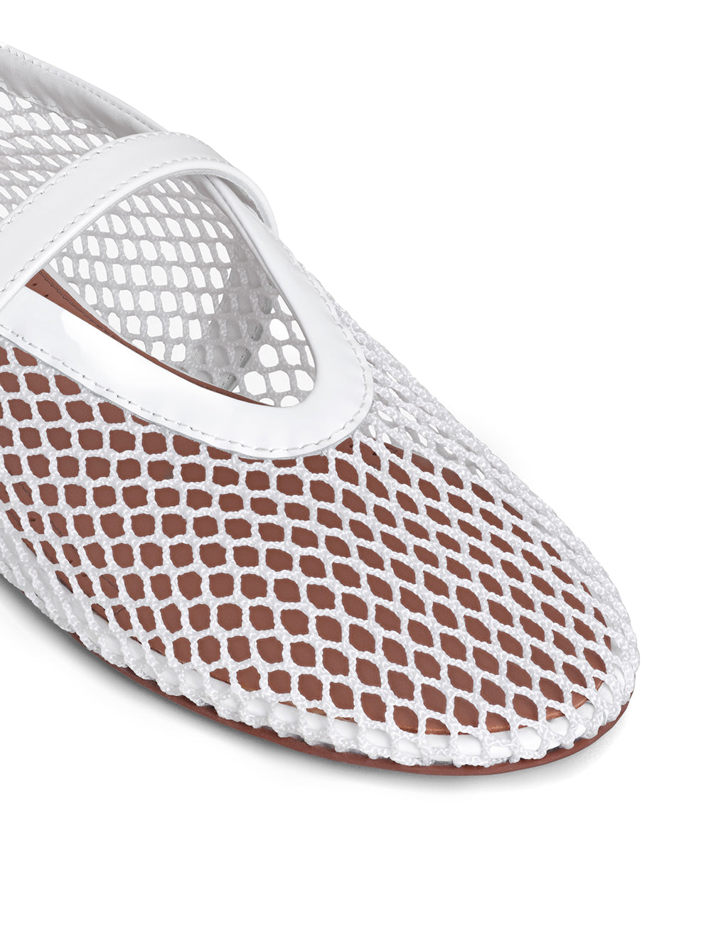 Fishnet Ballet Flats