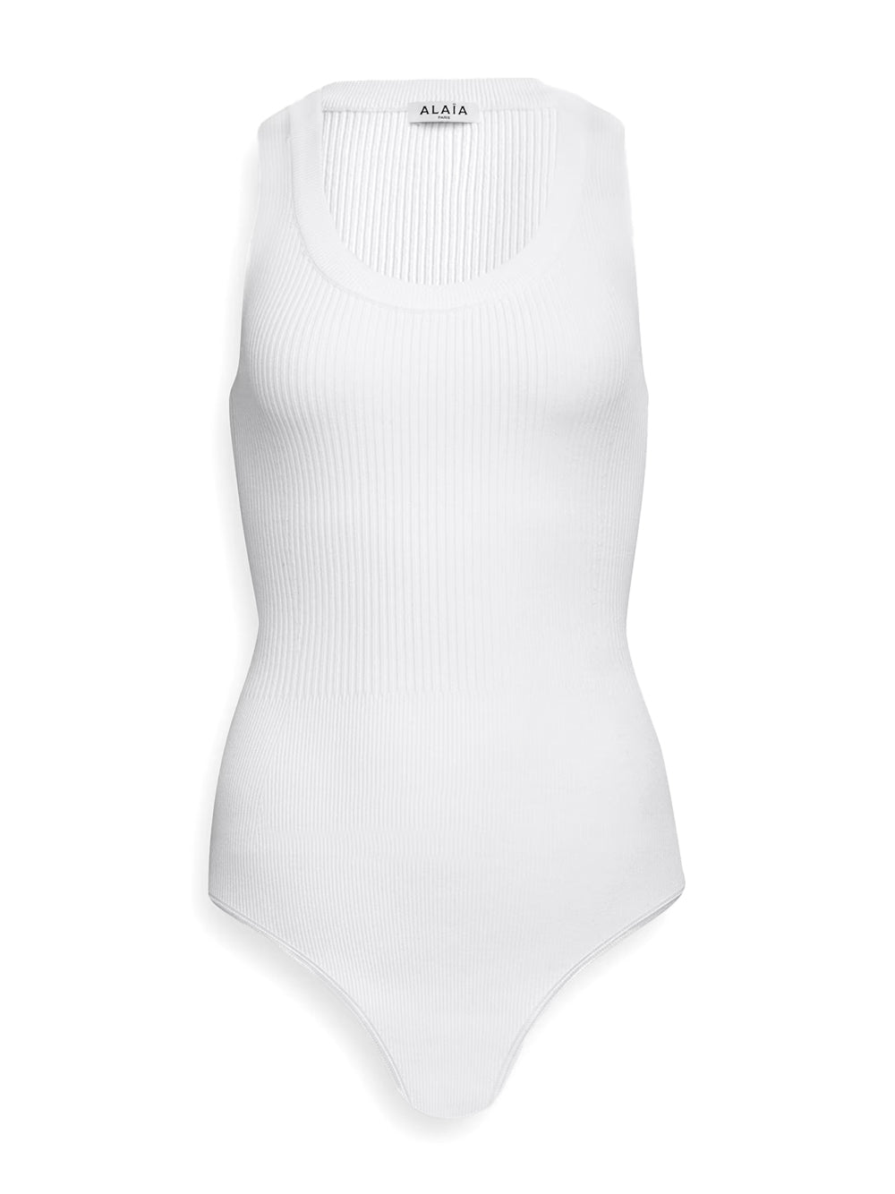 Sleeveless Ribbed Bodysuit