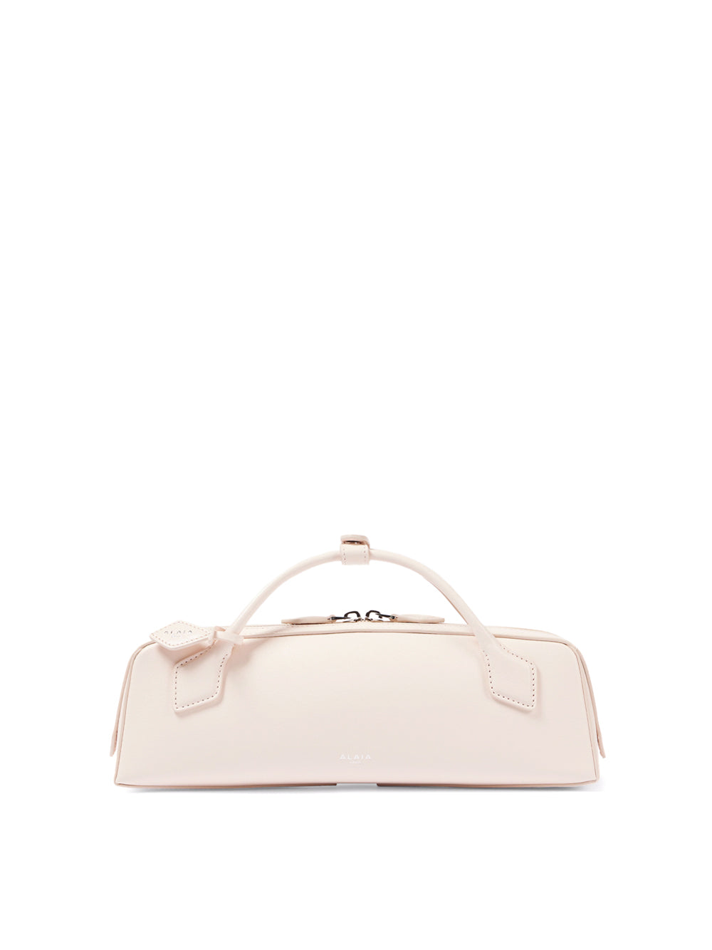 SALE【Alaia】コイルロゴスタンプトートバッグ ALAÏA ラクスカーフスキン製Vienneウェーブ Mina25バッグ