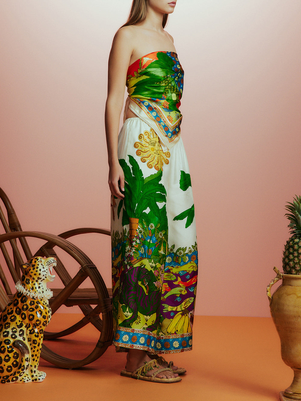 Tiger Silk Pants