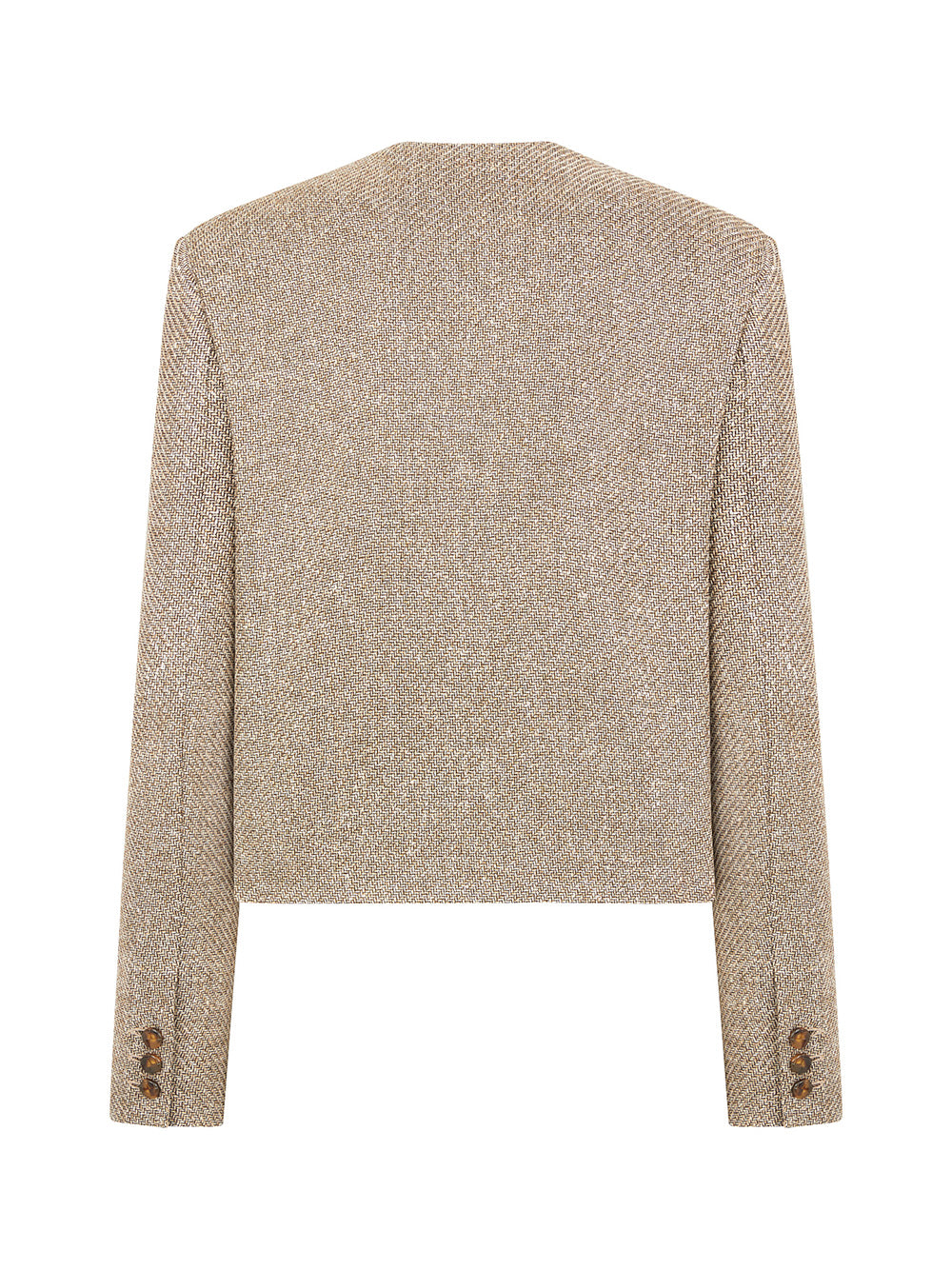 Linen-Silk and Cotton Shamo Bolero