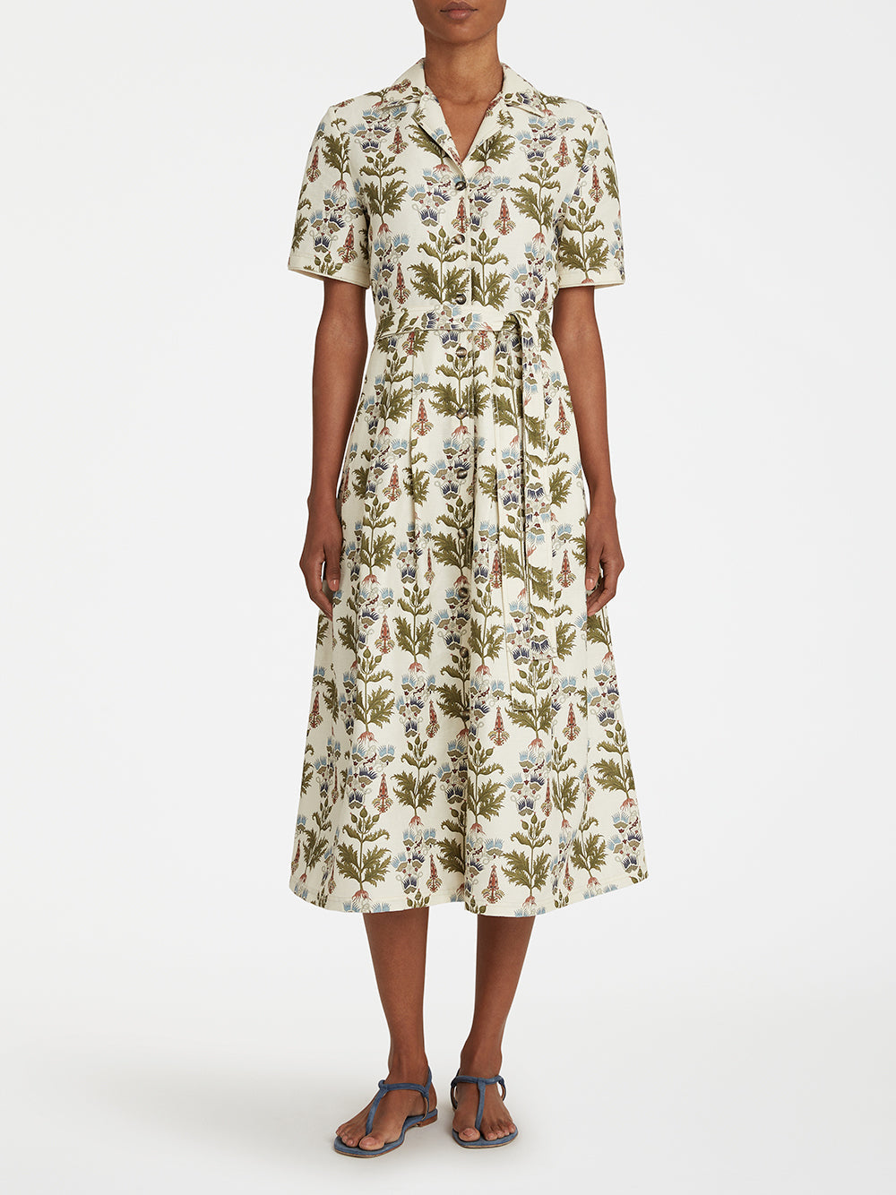 Claudia Dress in Persian Botanic Print