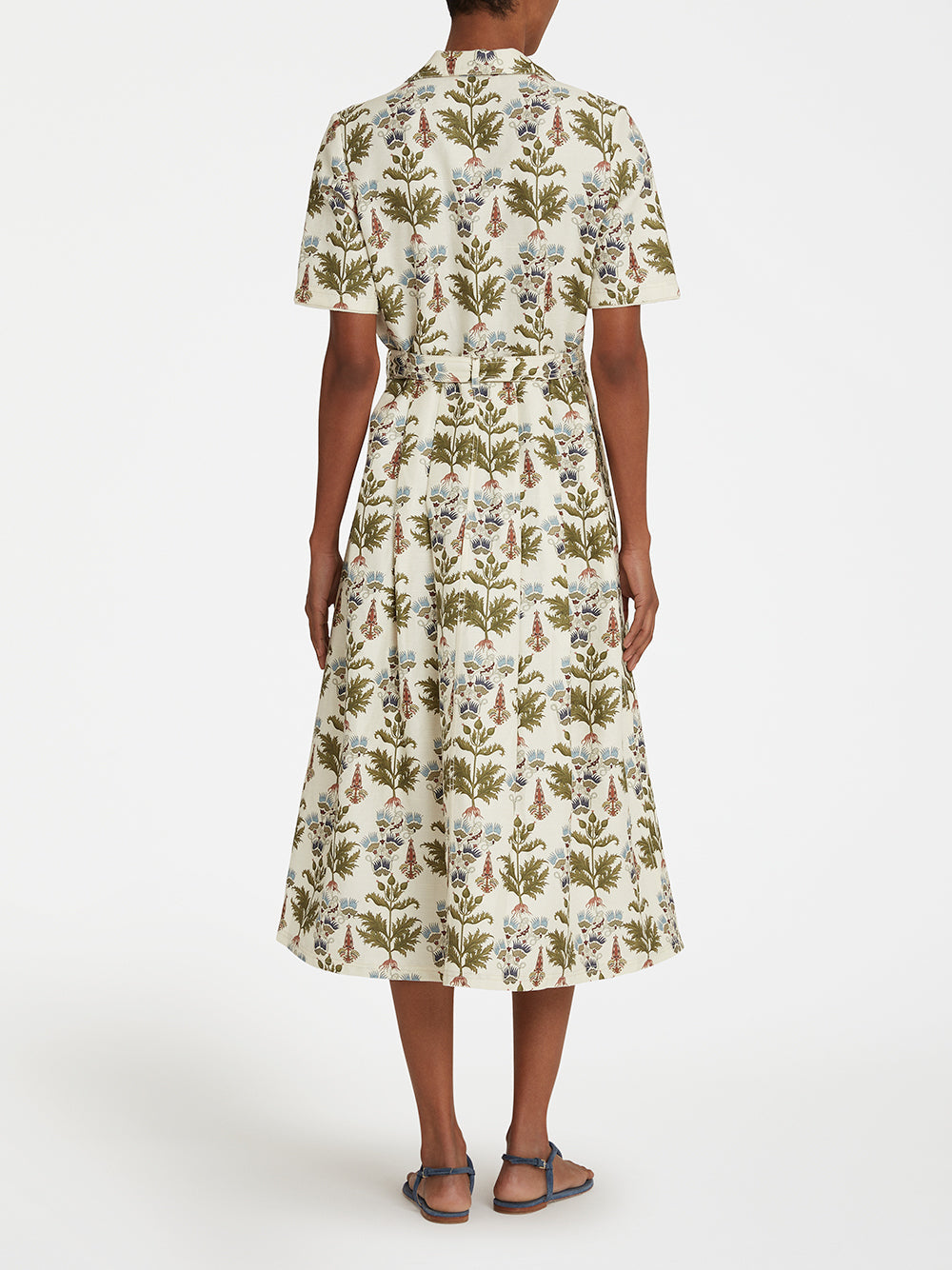 Claudia Dress in Persian Botanic Print