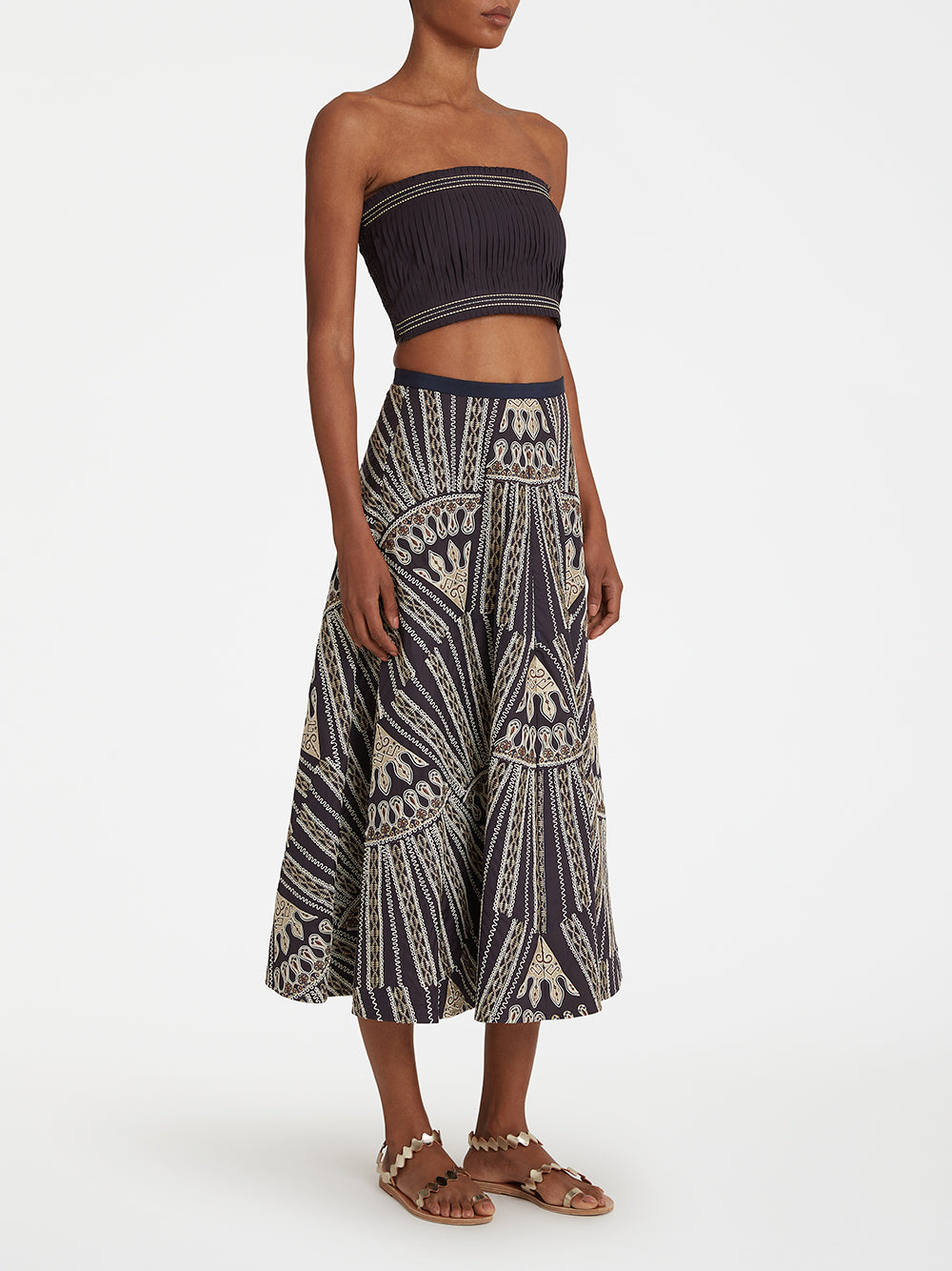 Tasha Skirt with Calliope Embroidery