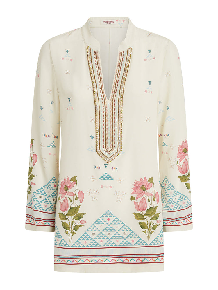 ATSUBRUNT LILY neru design kozara タン Women's Sarasota Quarter-Zip Dress | Future Dusk Iris Dusk