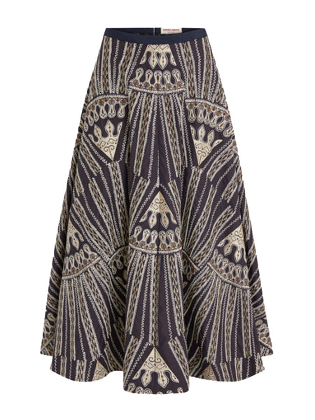 Emporio Sirenuse | Tasha Skirt with Calliope Embroidery
