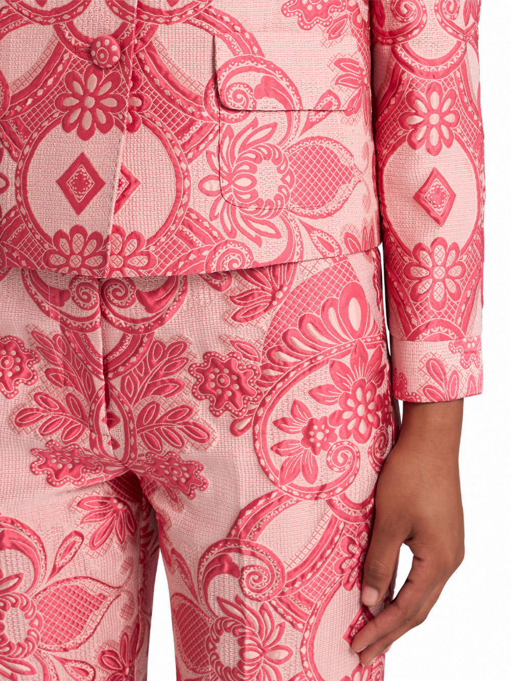 Printed Jacquard Jacket