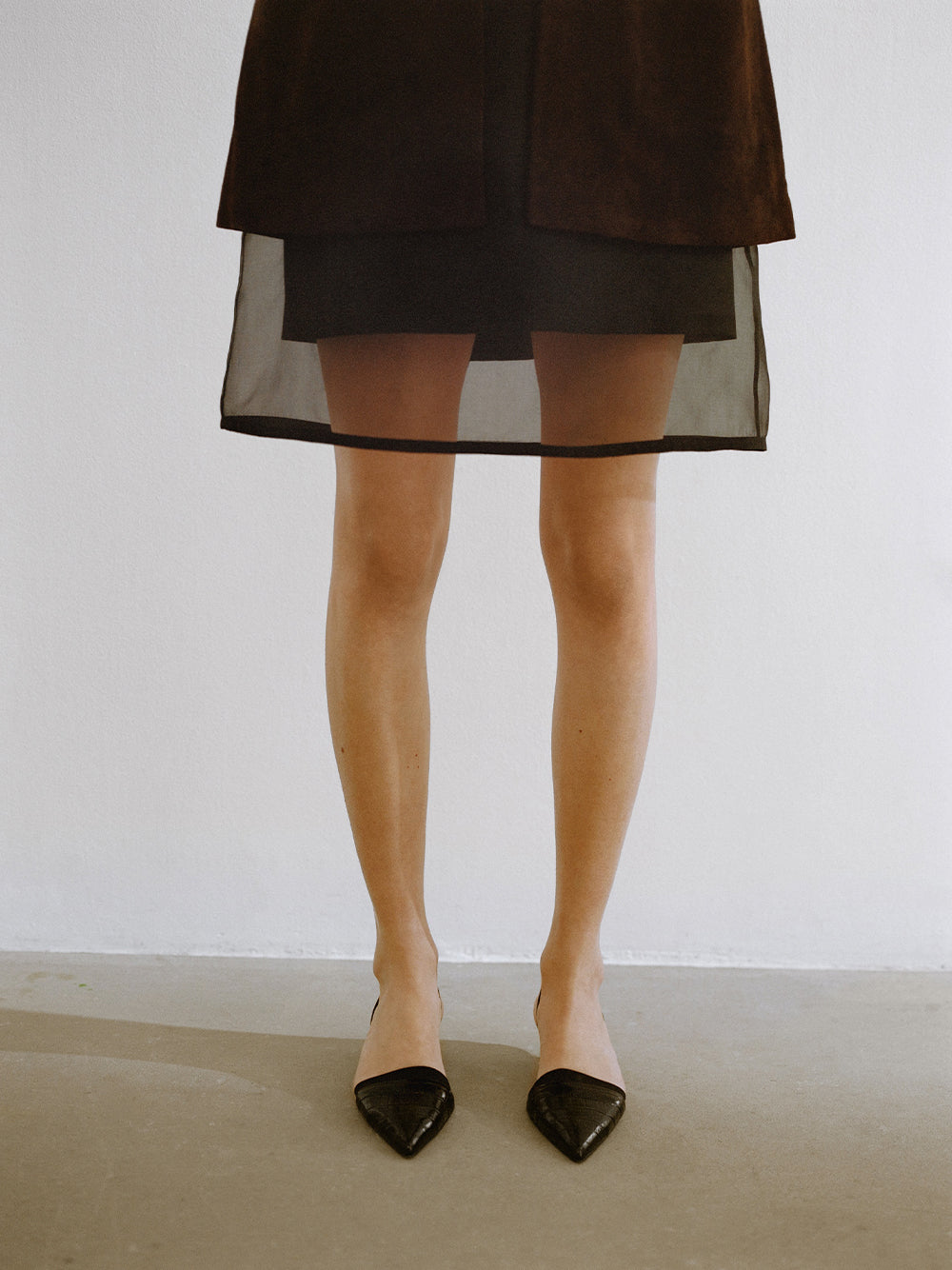 Organza Mini Skirt