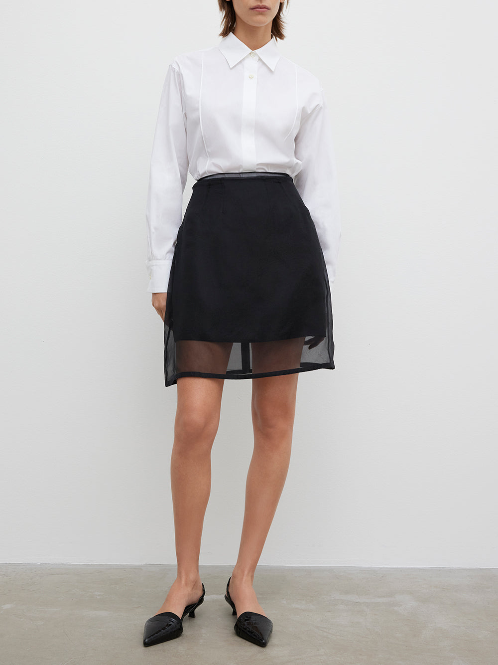 Organza Mini Skirt