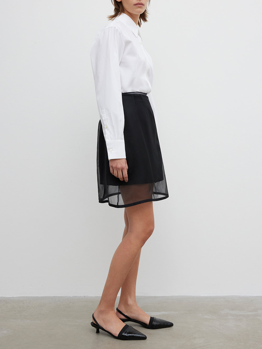 Organza Mini Skirt