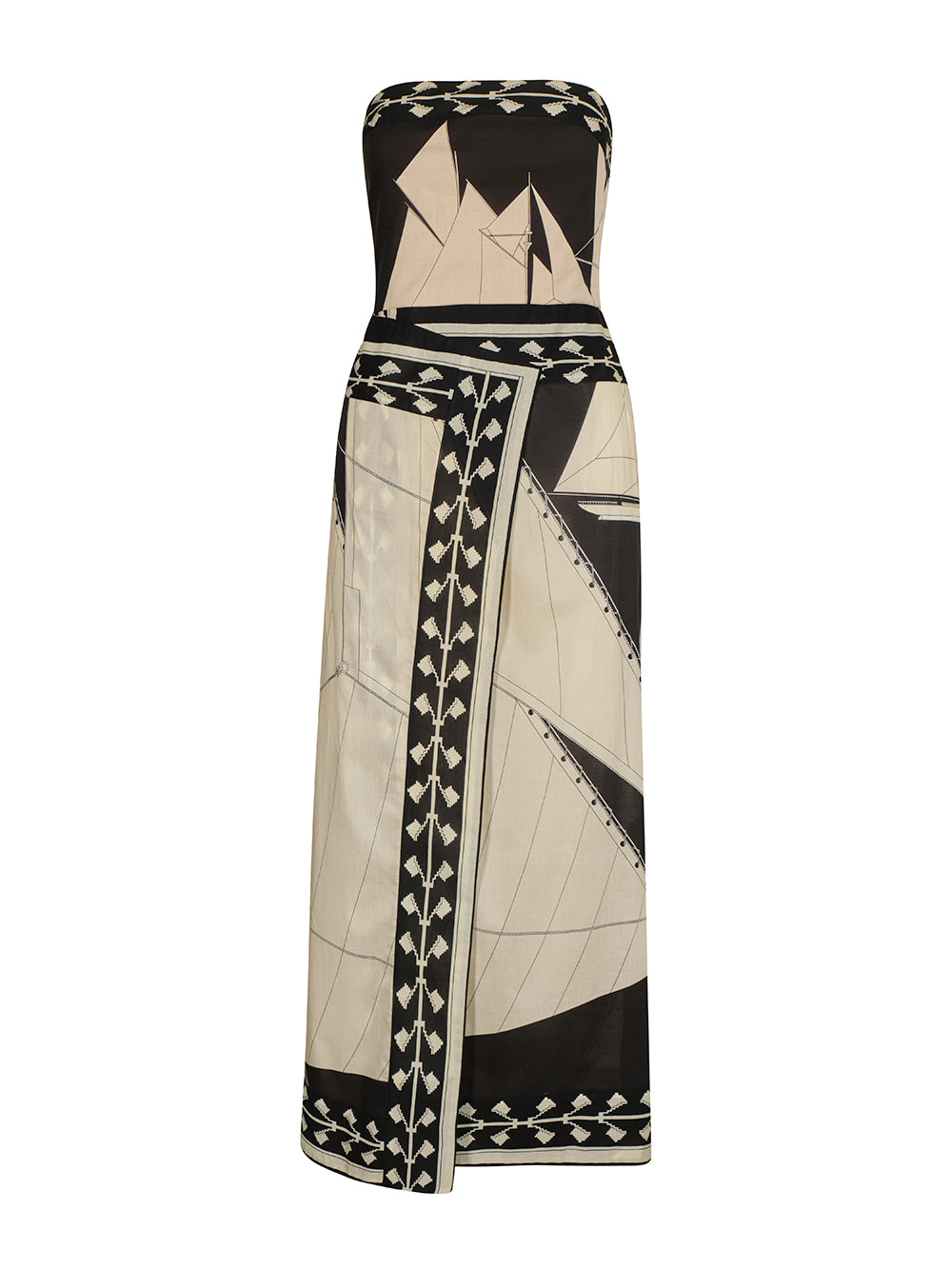 Sailboats Pontoon Afternoon Midi Dress