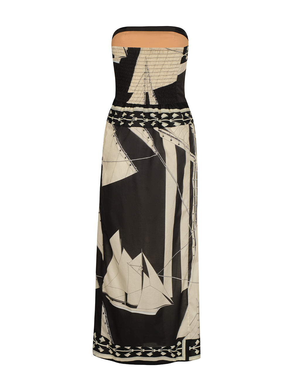 Sailboats Pontoon Afternoon Midi Dress
