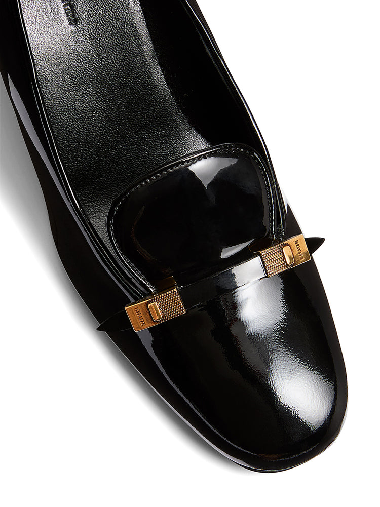 KHAITE | Elio Patent Leather Loafer Pumps – Kirna Zabête