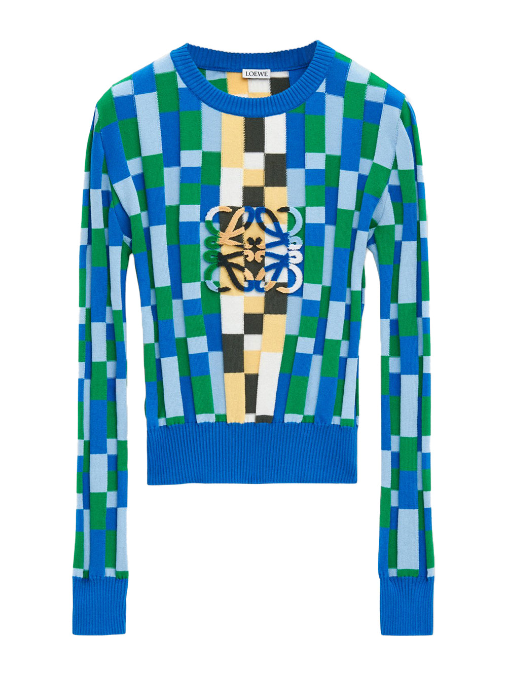 Geometric Cotton Anagram Sweater