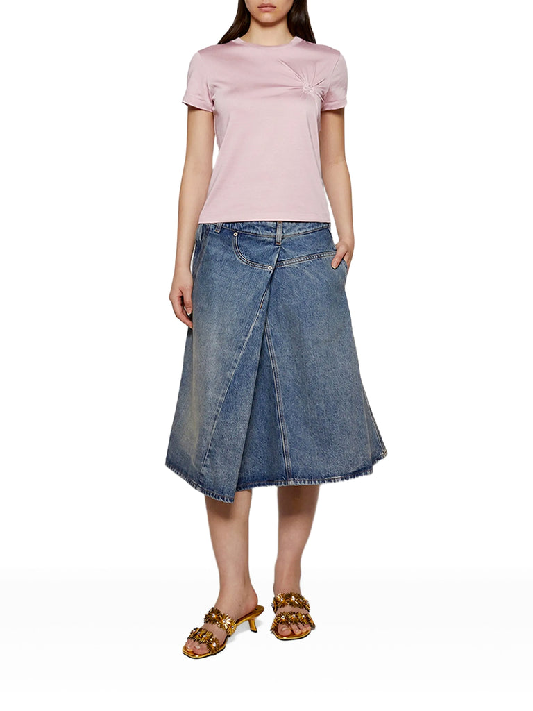 【LOEWE】 Deconstructed denim midi skirt 0400022033931_WASHEDDENIM?wid=