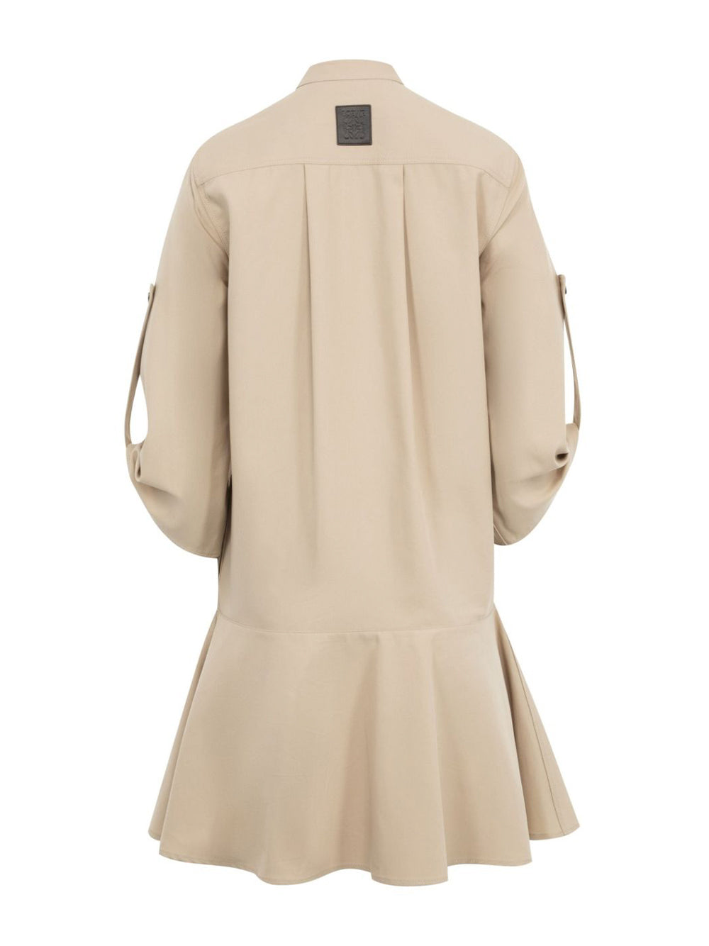 Flared Cotton Mini Dress