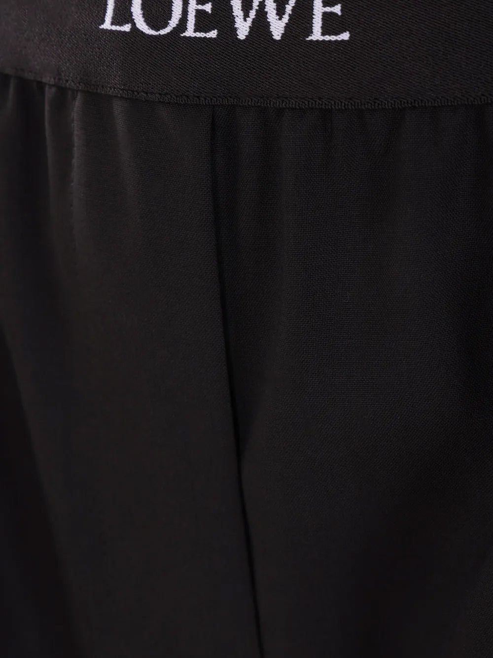 Logo-Waistband Pleated Trousers