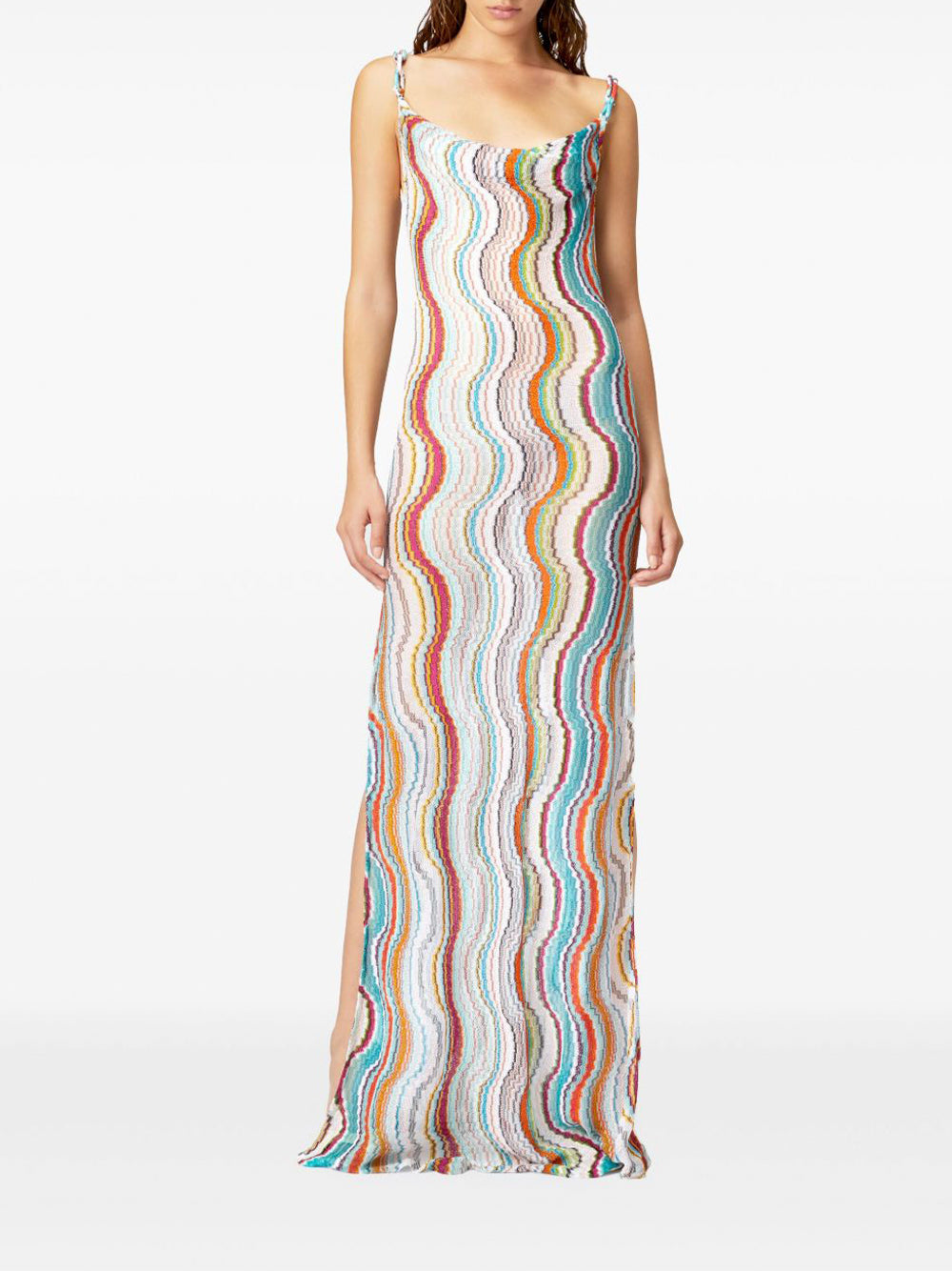 Missoni lamé wave dress 42 Multicolor