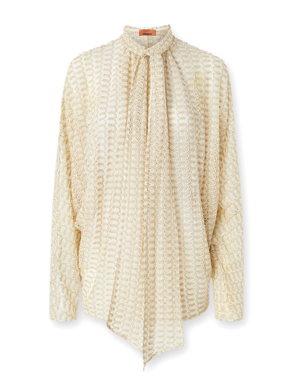 Tonal Lace Raschel Blouse