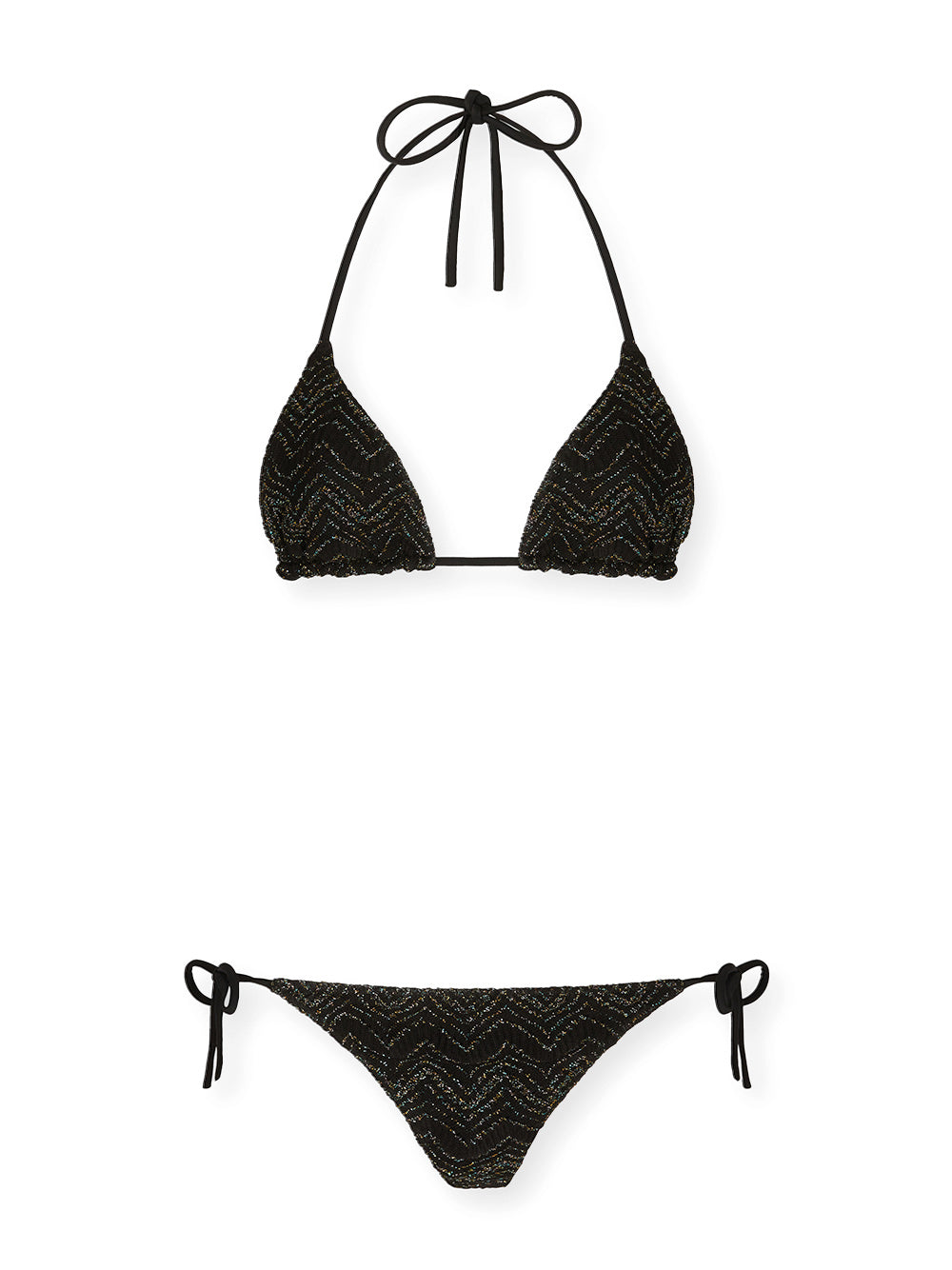 Zig Zag Lamé Bikini
