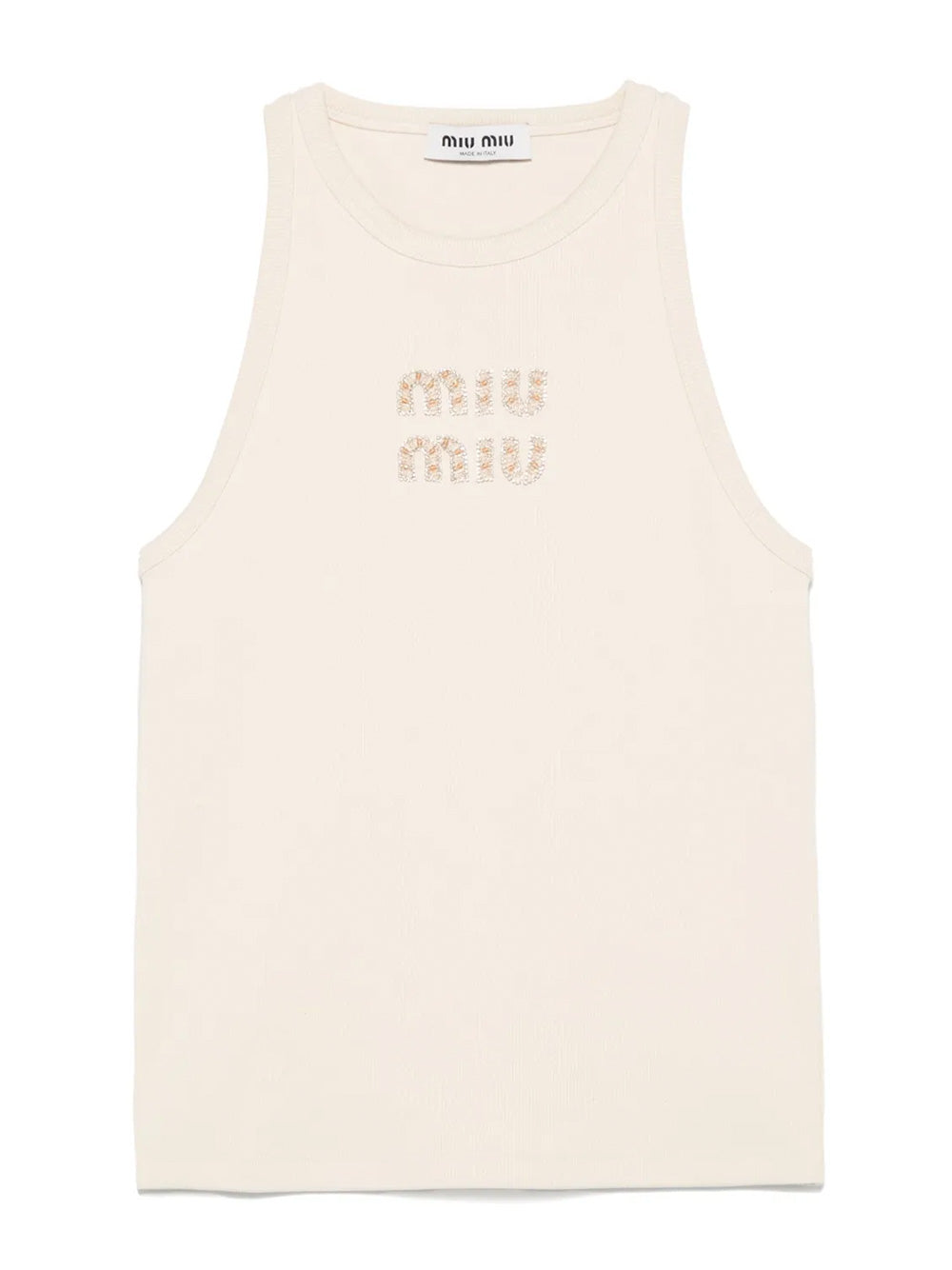 Embroidered Logo Jersey Tank