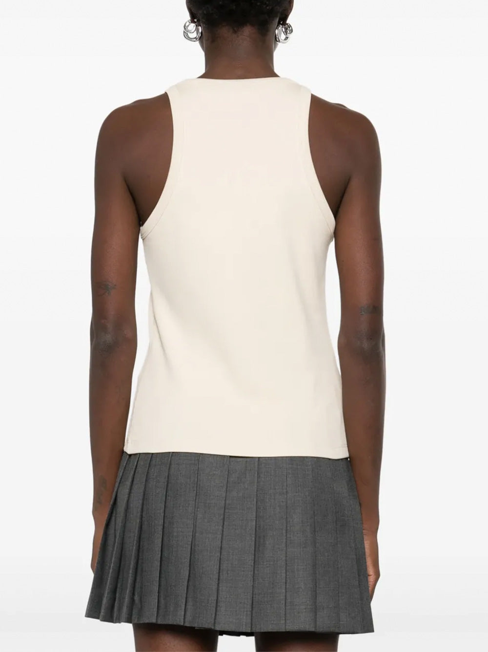 Embroidered Logo Jersey Tank