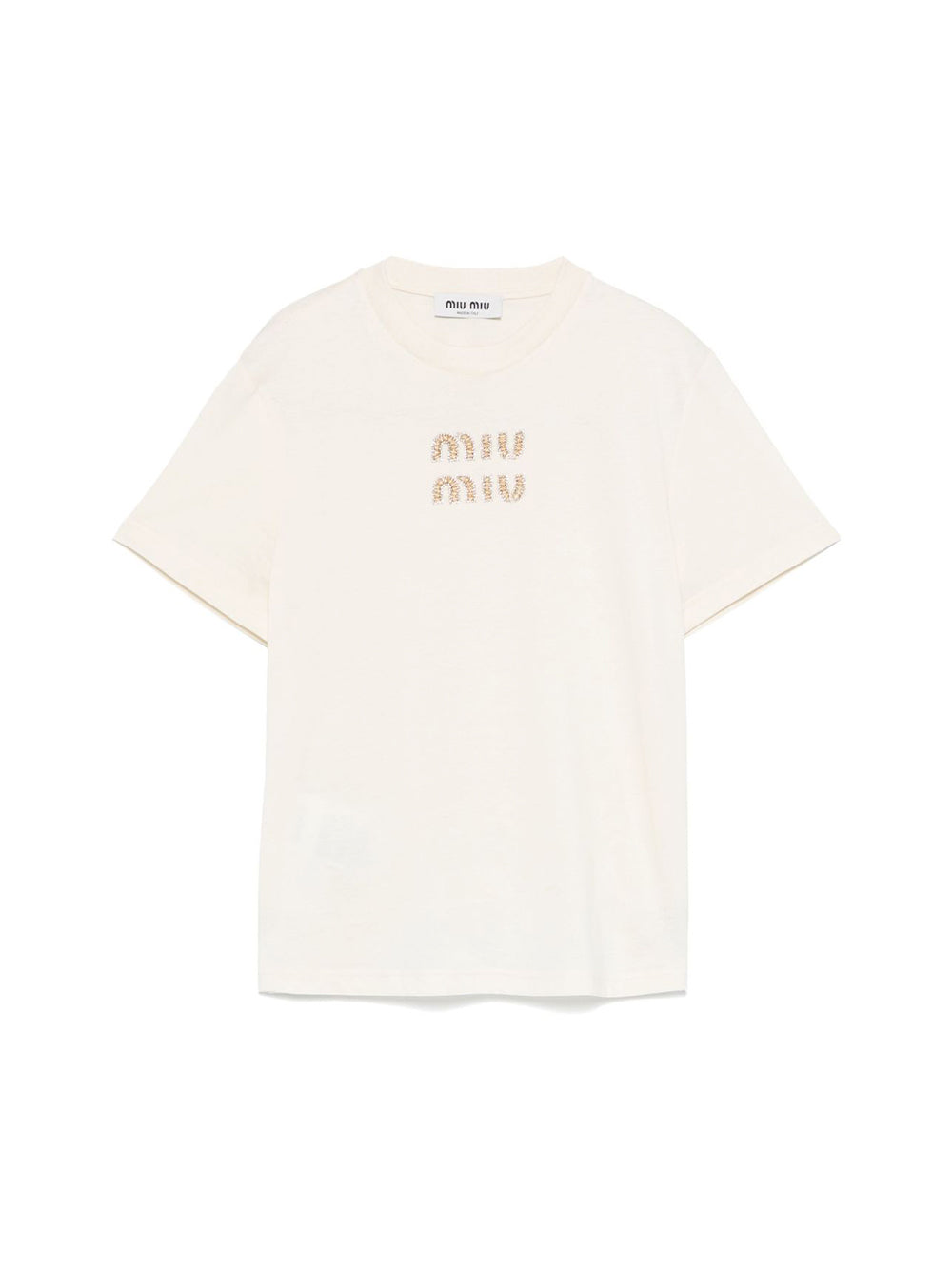 Embroidered Logo Jersey T-Shirt