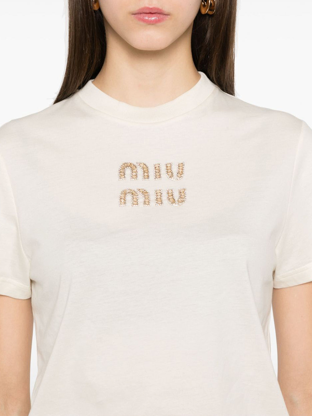 Embroidered Logo Jersey T-Shirt