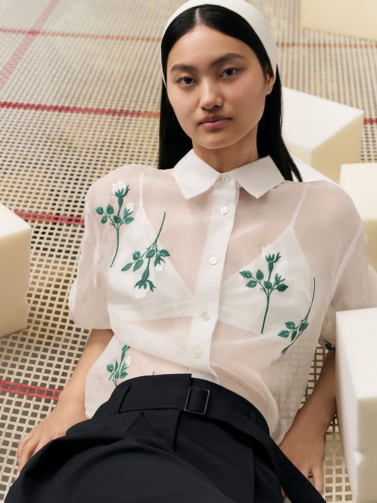 Oroton | Rosebud Organza Shirt – Kirna Zabête