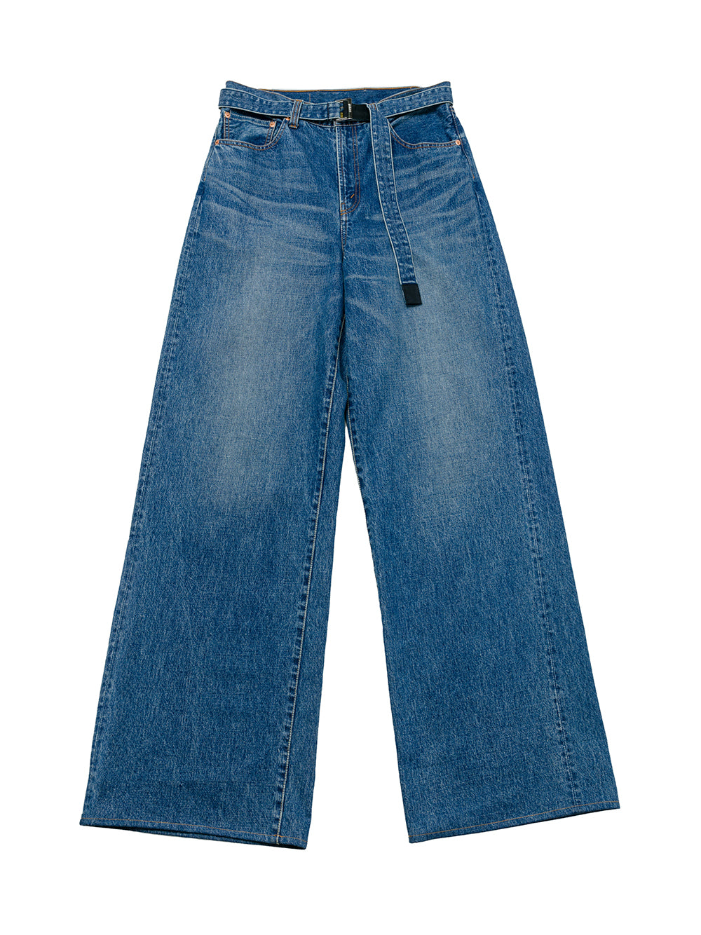 Levi's x Sacai Belted Wide-Leg Jeans