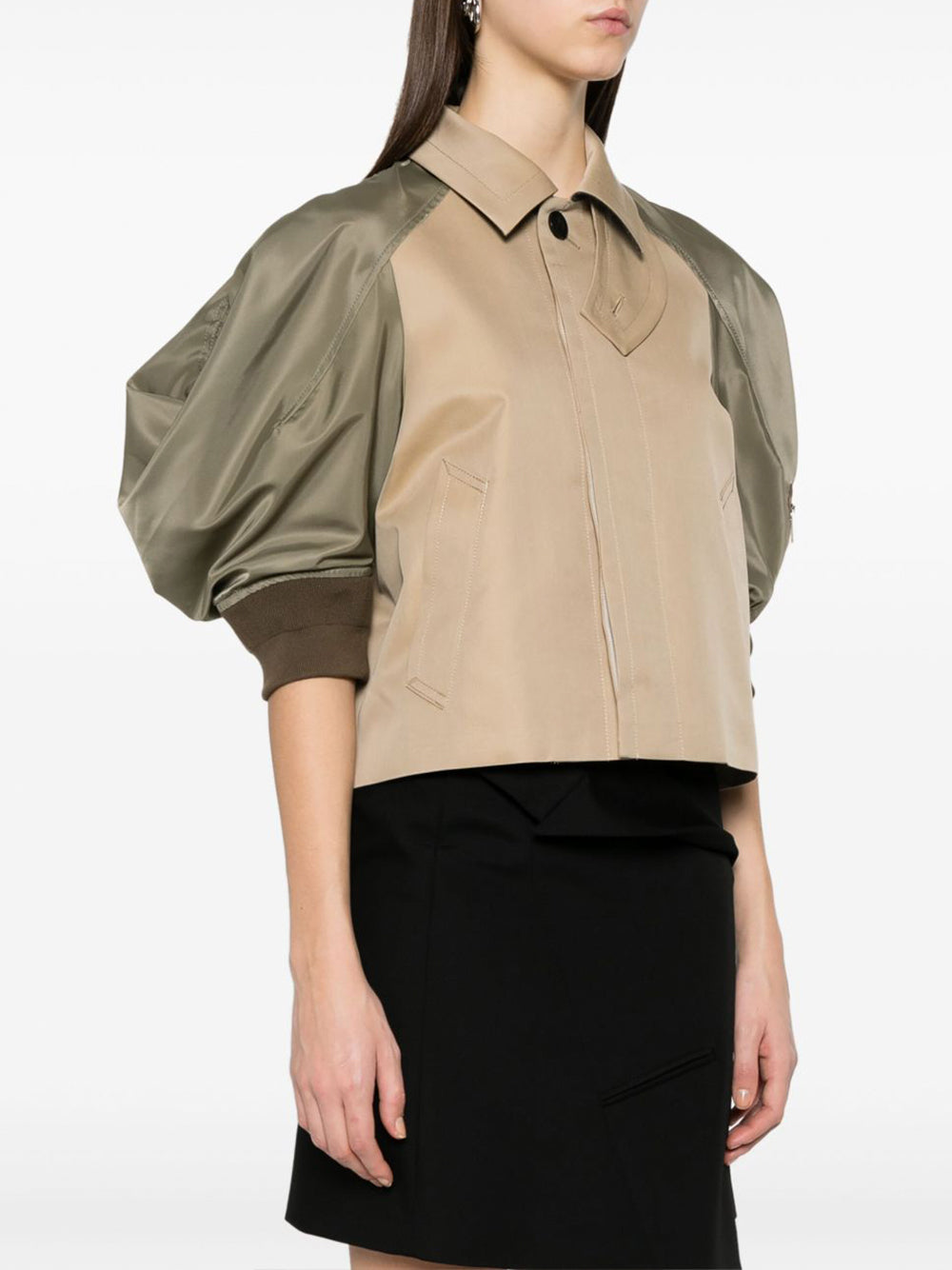 Cotton Gabardine x Nylon Twill Jacket