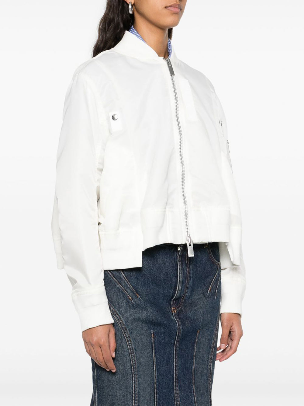 Nylon Twill Blouson Bomber