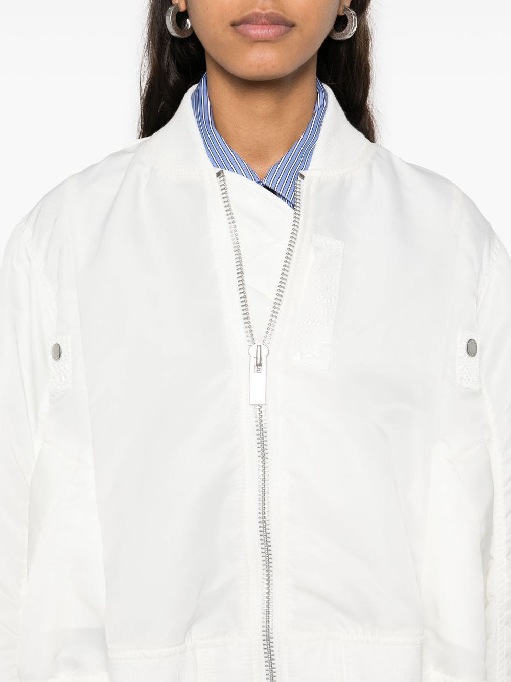 Nylon Twill Blouson Bomber