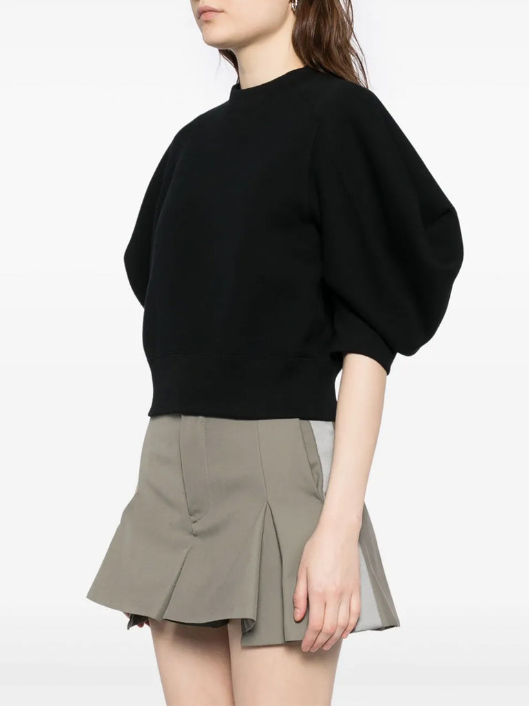 国内即発 【sacai】s Sponge Sweat Pullover sacai Sponge Sweat x Nylon Twill Pullover C/GRAY_C/GRAY | HAVEN