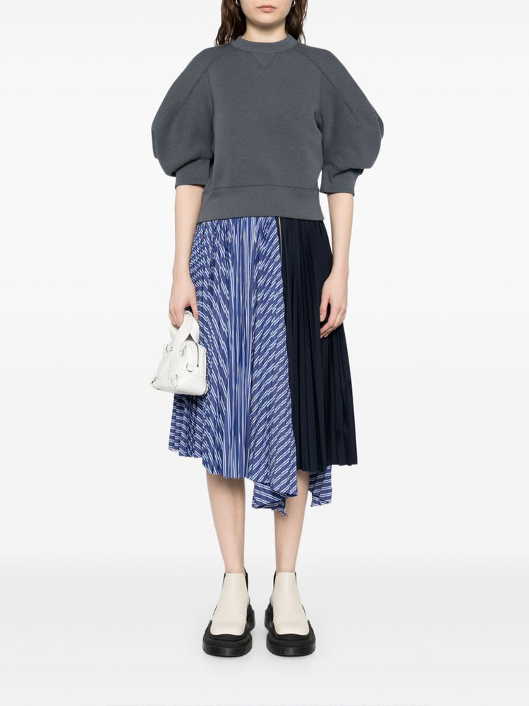 sacai 24AW s Sponge Sweat Pullover 1 黒 サカイ - sacai | Sponge Sweat Pullover-Black-1の通販