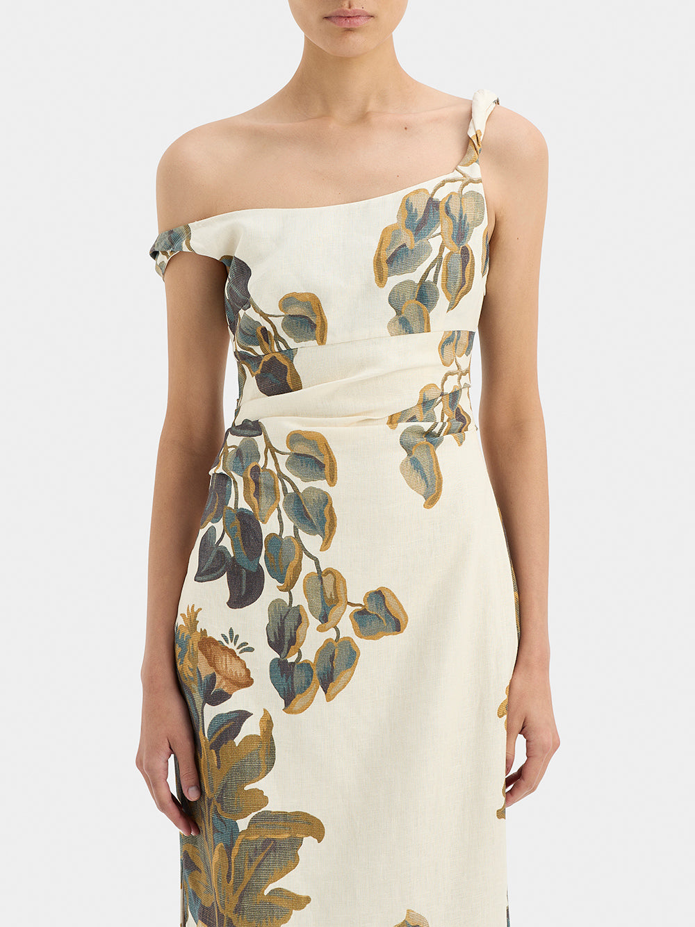 Evalita Twist Midi Dress