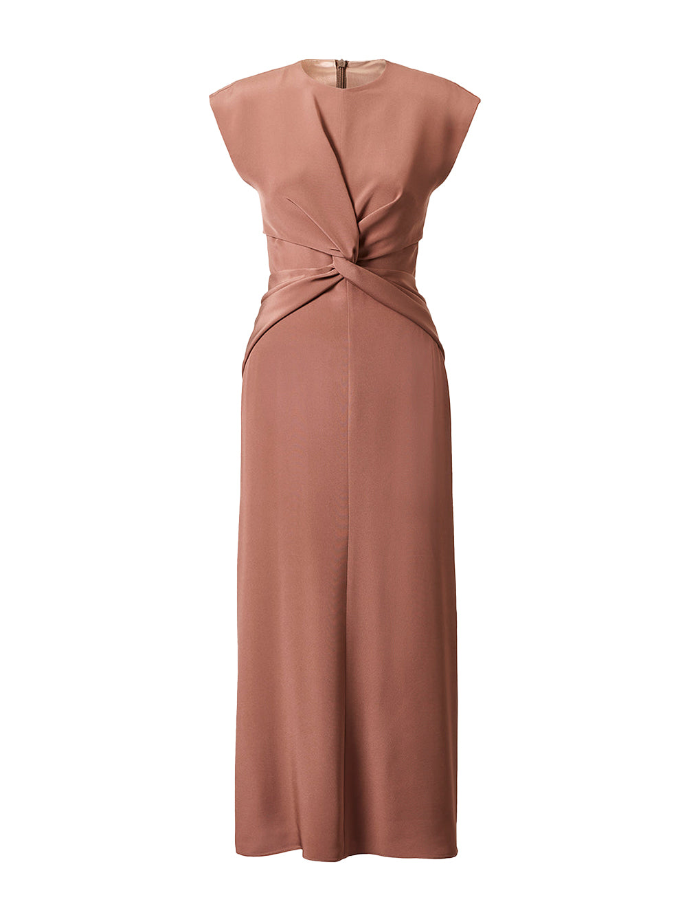 Jessa Twist Front Midi Dress