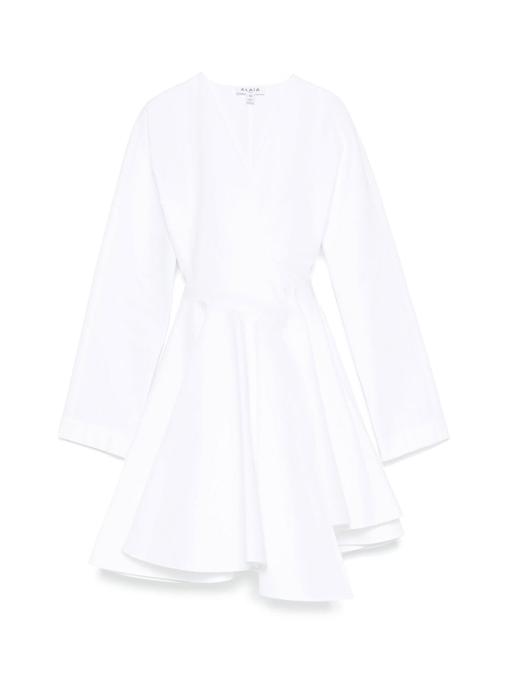 asymmetrical poplin dress Organic Poplin Asymmetrical Dress CUSTARD / L