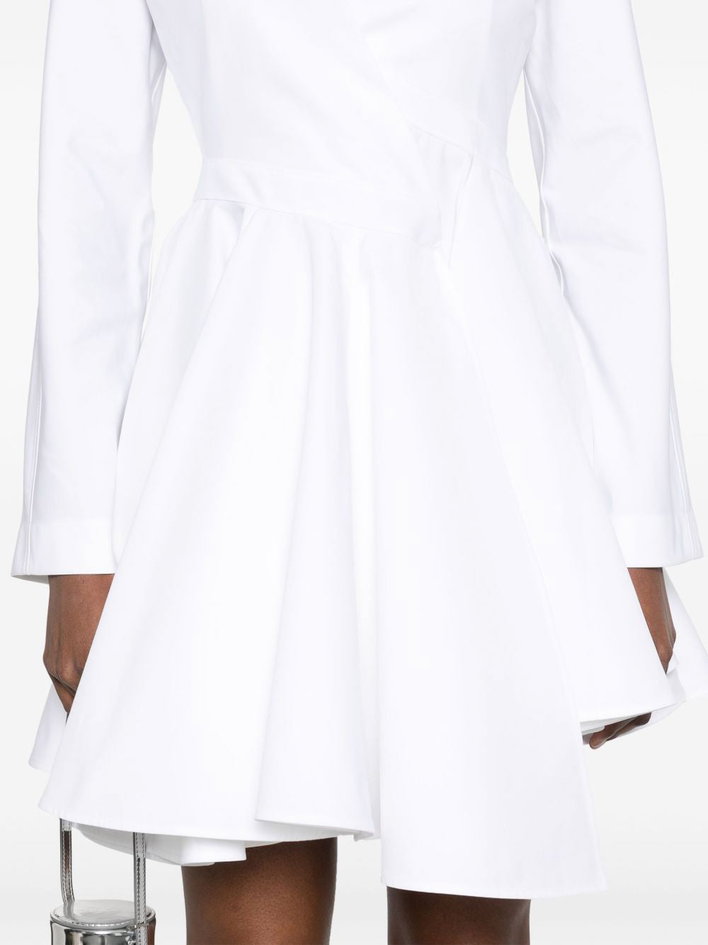 ALAÏA Cotton Poplin Short Dress - White - Size 38 ALAÏA Cotton Poplin Short Dress - White - Size 38